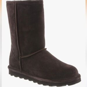BearPaw Dark Brown Suede Boots